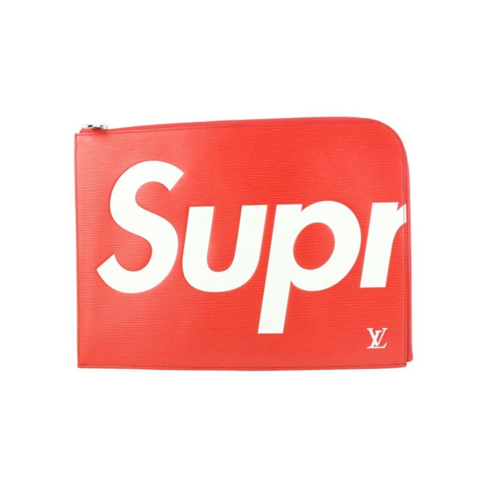 Louis Vuitton Supreme Red Epi Leather Pochette